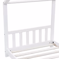 vidaXL Solid Pine Wood Kids Bed Frame Toddler Beds Multi Colours Multi Sizes - white, 90 x 200 cm - Additional view 5