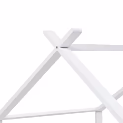 vidaXL Solid Pine Wood Kids Bed Frame Toddler Beds Multi Colours Multi Sizes - white, 90 x 200 cm - Additional view 7