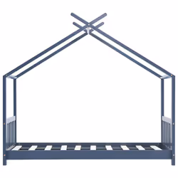 VidaXL 283370 kids bed Grey Wood - Additional view 4