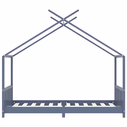 VidaXL 283372 kids bed Grey Wood - Additional view 4