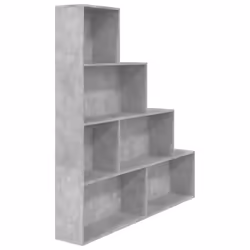 VidaXL 800661, Grey, 6 shelves, Wood, Wood, 1550 mm, 240 mm