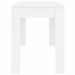 vidaXL Dining Table White Engineered Wood Home Dining Room Kitchen Furniture - Additional view 6