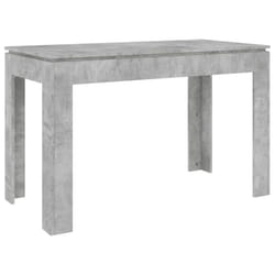 vidaXL Dining Table Concrete Grey Engineered Wood Home Dining Room Furniture