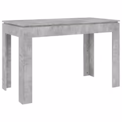 vidaXL Dining Table Concrete Grey Engineered Wood Home Dining Room Furniture