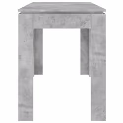 vidaXL Dining Table Concrete Grey Engineered Wood Home Dining Room Furniture - Additional view 6