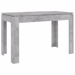 vidaXL Dining Table Concrete Grey Engineered Wood Home Dining Room Furniture - Additional view 7