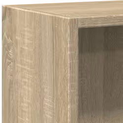vidaXL Book Cabinet Display Rack Bookshelf Storage Shelf Rack Engineered Wood - sonoma oak, 40 x 24 x 75 cm - Additional view 7