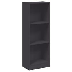 vidaXL Bookshelf Standing Shelf Storage Rack Book Cabinet Engineered Wood - grey, 40 x 24 x 109 cm