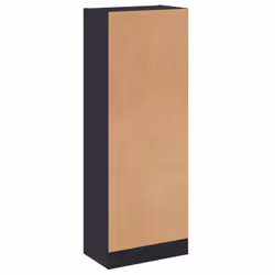 vidaXL Bookshelf Standing Shelf Storage Rack Book Cabinet Engineered Wood - grey, 40 x 24 x 109 cm - Additional view 5