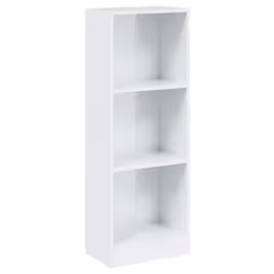 VidaXL 800834, White, 3 shelves, Wood, Wood, 400 mm, 240 mm