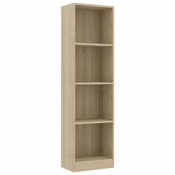VidaXL 800840, Oak, 4 shelves, Wood, Wood, 400 mm, 240 mm