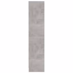 vidaXL 3-Tier Book Cabinet Concrete Grey Engineered Wood Bookcase Room Divider - Additional view 5
