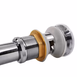 vidaXL Pop Up Sink Drain Stainless Steel Stopper Plumbing Fixture Hardware - Additional view 5