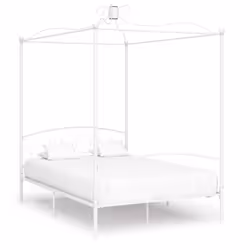 VidaXL 284470, White, 129 cm, 2.11 m, 2.27 m, 1200 x 2000 mm, 28 cm
