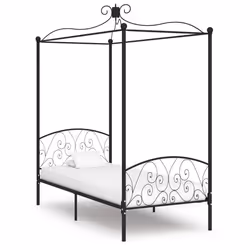 VidaXL 284474, Black, 990 mm, 2.11 m, 2270 mm, 900 x 2000 mm, 28 cm