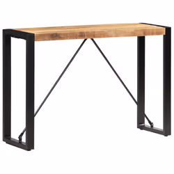 vidaXL Console Table Accent Table Side Tea End Table Solid Reclaimed Wood - 110 x 35 x 76 cm - Additional view 7