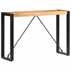 vidaXL Console Table Accent Table Side Tea End Table Solid Reclaimed Wood - 110 x 35 x 76 cm - Additional view 8