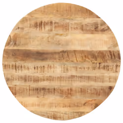 vidaXL Round Table Top Home Replacement Dining Table Top Solid Reclaimed Wood - 80 cm 15-16 mm