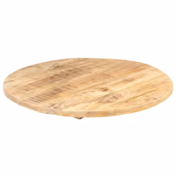 vidaXL Round Table Top Home Replacement Dining Table Top Solid Reclaimed Wood - 70 cm 25-27 mm - Additional view 5