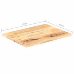 vidaXL Table Top Replacement Tabletop Coffee Dining Table Top Cafe Desk Top - 90 x 60 cm 25-27 mm - Additional view 5