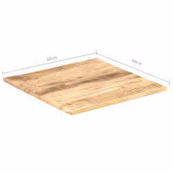 vidaXL Table Top Replacement Tabletop Coffee Dining Table Top Cafe Desk Top - 80 x 80 cm 25-27 mm