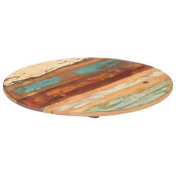 vidaXL Round Table Top 50cm 15-16mm Solid Reclaimed Wood Wooden Furniture - Additional view 5