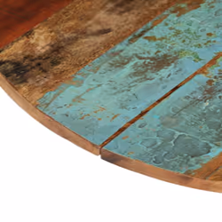 vidaXL Round Table Top 60cm 15-16mm Solid Reclaimed Wood Wooden Furniture - Additional view 4