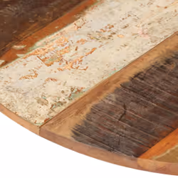 vidaXL Round Table Top Home Replacement Dining Table Top Solid Reclaimed Wood - 70 cm 15-16 mm - Additional view 4