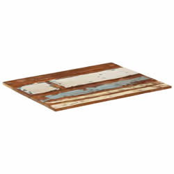 vidaXL Rectangular Table Top 70x90cm 15-16mm Solid Reclaimed Wood Furniture - Additional view 9