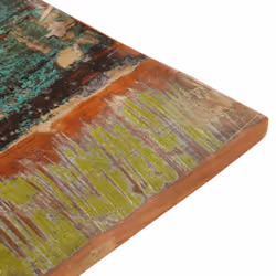 vidaXL Rectangular Table Top 60x80cm 25-27mm Solid Reclaimed Wood Furniture - Additional view 7