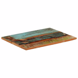 vidaXL Rectangular Table Top 60x80cm 25-27mm Solid Reclaimed Wood Furniture - Additional view 9