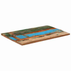 vidaXL Rectangular Table Top 60x90cm 25-27mm Solid Reclaimed Wood Furniture - Additional view 10