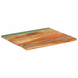vidaXL Rectangular Table Top 70x80cm 25-27mm Solid Reclaimed Wood Furniture - Additional view 10