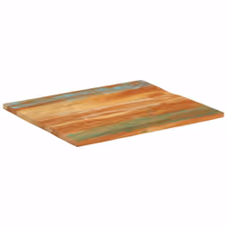 vidaXL Rectangular Table Top 70x80cm 25-27mm Solid Reclaimed Wood Furniture - Additional view 11