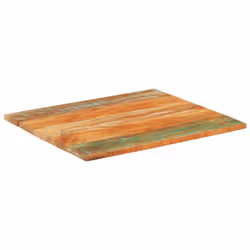 vidaXL Rectangular Table Top 70x80cm 25-27mm Solid Reclaimed Wood Furniture - Additional view 9