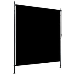 vidaXL Outdoor Roller Blind 200x270cm Anthracite Vertical Screen Porch Shade
