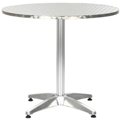 VidaXL 48714 outdoor table Silver