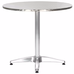 VidaXL 48714 outdoor table Silver