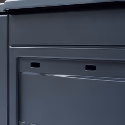 vidaXL 2x Garden Composters Grey 520L Compost Bin Trash Can Fertiliser Box - Additional view 4