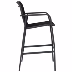 VidaXL 48116 outdoor chair Terrace Textile Black - Additional view 4