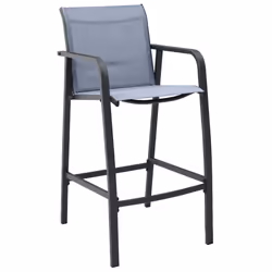 VidaXL 48118 outdoor chair Terrace Steel, Textile Grey