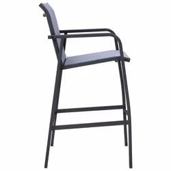 VidaXL 48118 outdoor chair Terrace Steel, Textile Grey - Additional view 4