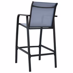 VidaXL 48118 outdoor chair Terrace Steel, Textile Grey - Additional view 5