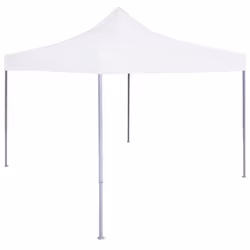 vidaXL Professional Folding Party Tent 3x3m Steel White Gazebo Canopy Marquee