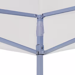 vidaXL Professional Folding Party Tent 3x3m Steel White Gazebo Canopy Marquee