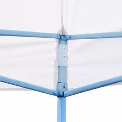 vidaXL Folding Pop-up Partytent with Sidewalls 3x6m Steel White Gazebo Canopy - Additional view 5