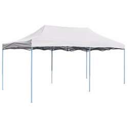vidaXL Professional Folding Party Tent 3x6m Steel White Gazebo Canopy Marquee