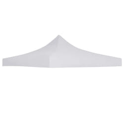 vidaXL Party Tent Roof 3x3m White Gazebo Marquee Canopy Top Replacement Cover
