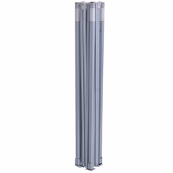 vidaXL Professional Folding Party Tent with 4 Sidewalls Steel Cream 2m Canopy