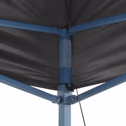 vidaXL Professional Folding Party Tent 2 Sidewalls Steel Anthracite Canopy